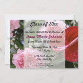 Invitation à la graduation florale (Devant)