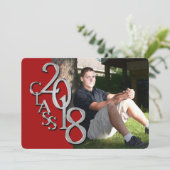 Invitation à la graduation Red and Silver 2018 (Debout devant)