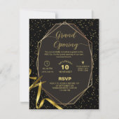 Invitation à la grande ouverture Gold and Black Co (Devant)