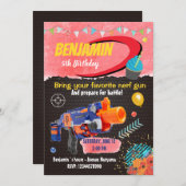 Invitation à la guerre aux armes à feu (Devant / Derrière)