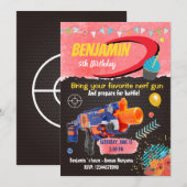 Invitation à la guerre aux pistolets (Devant / Derrière)