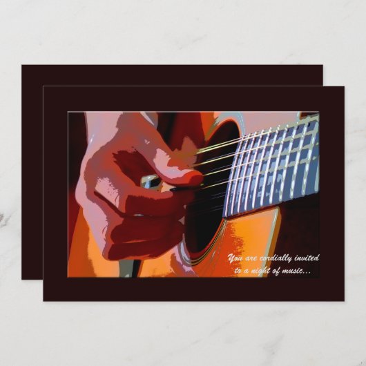 Invitation à la guitare (Devant / Derrière)