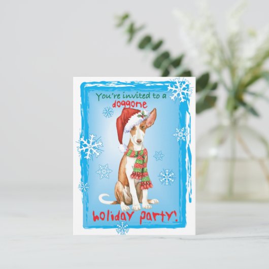 Invitation à la hache de Noël Ibizan (Debout devant)