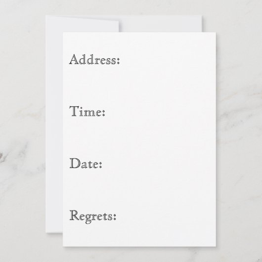 Invitation à la journée du travail (Dos)