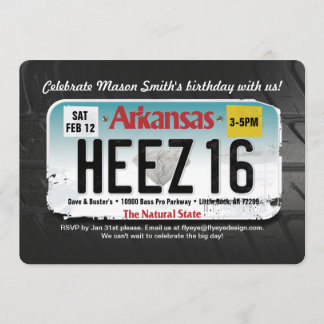Invitation à la licence de l'Arkansas pour le 16e