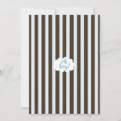 Invitation à la ligne Vêtements pour Baby showers (Dos)