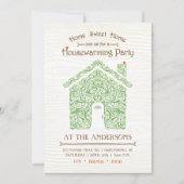 Invitation à la maison de partie de pendaison de (Devant)