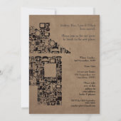 Invitation à la maison de partie de Reno de (Dos)