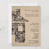 Invitation à la maison de partie de Reno de (Dos)