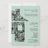 Invitation à la maison de partie de Reno de (Dos)