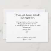 Invitation à la maison douce à la maison de (Dos)