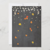 Invitation à la maison doux de feuille de craie (Dos)