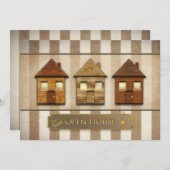 INVITATION À LA MAISON OUVERTE - Affaires ou Brown (Devant / Derrière)