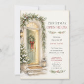Invitation à la Maison Ouverte de Noël (Devant)