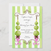 Invitation à la maison ouverte de Noël (Devant)