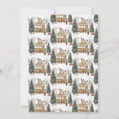 Invitation à la Maison Ouverte de Noël (Dos)
