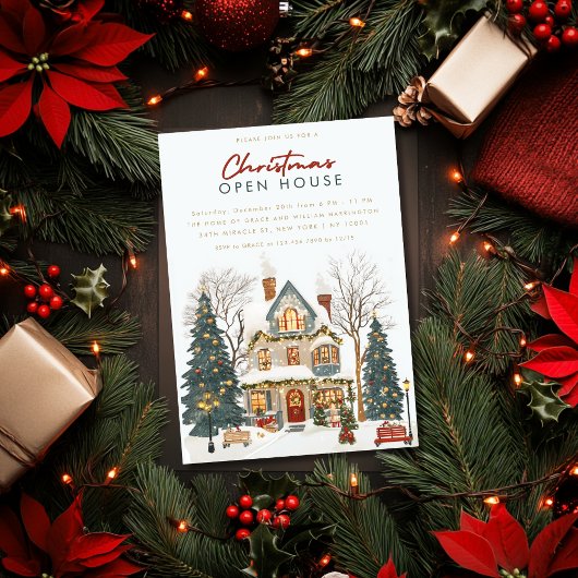 Invitation à la Maison Ouverte de Noël