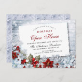 Invitation à la Maison Ouverte de Noël de la Fête  (Devant / Derrière)