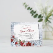 Invitation à la Maison Ouverte de Noël de la Fête (Debout devant)