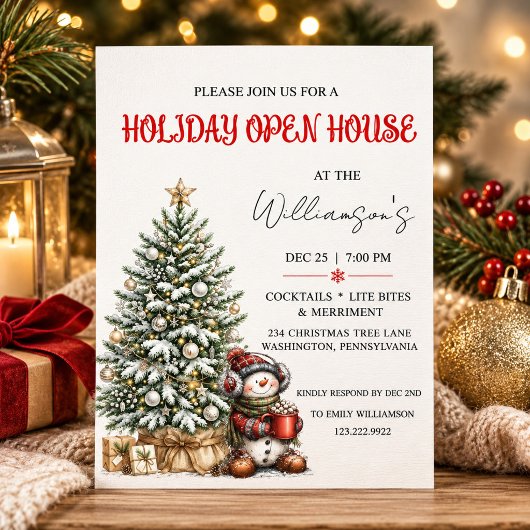 Invitation à la Maison Ouverte de Noël | Fête à Ca