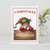 Invitation à la Maison ouverte des elfes de Noël (Debout devant)