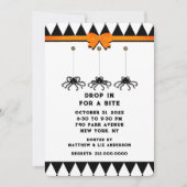 Invitation à la Maison ouverte d'Halloween (Devant)