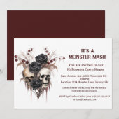 Invitation à la Maison Ouverte d'Halloween de Crân (Devant / Derrière)