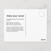 Invitation à la manifestation LGBTQ+ Pride #SaveTh (Dos)