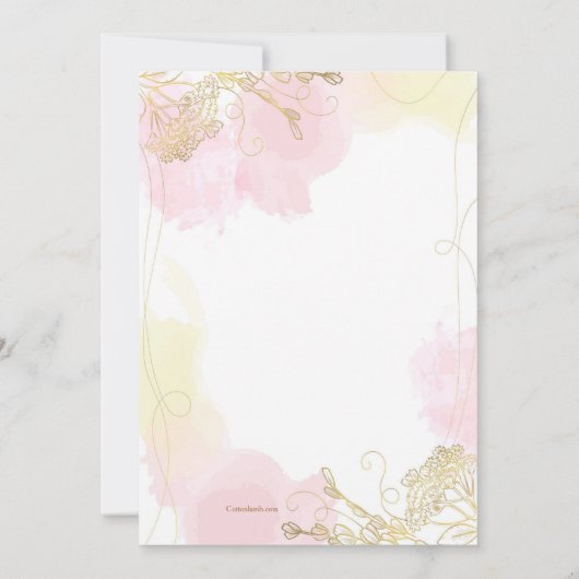 Invitation À la mariée ! (Dos)