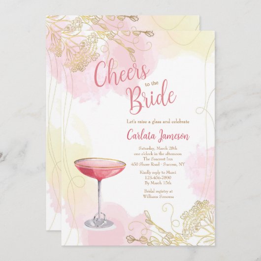 Invitation À la mariée ! (Devant / Derrière)