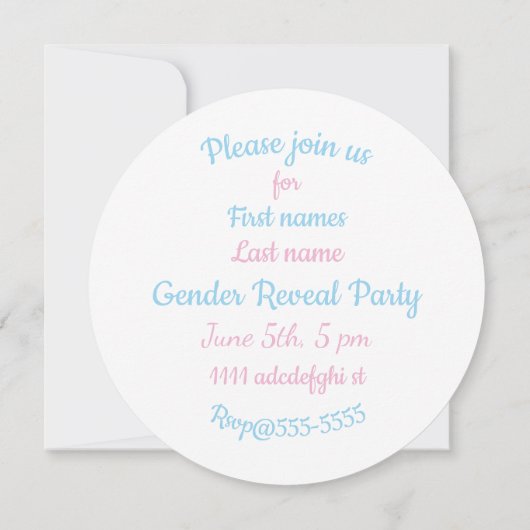 Invitation à la marque d'interrogation (Dos)