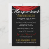 Invitation à la mascarade (Dos)