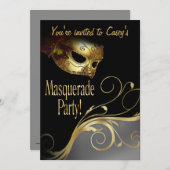 Invitation à la mascarade (Devant / Derrière)