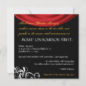 Invitation à la mascarade (Dos)