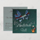 Invitation à la mascarade bleue (Devant / Derrière)