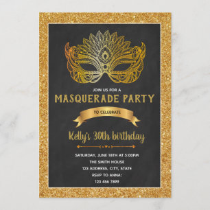 Invitation à la mascarade de Glam