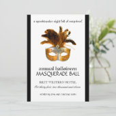 Invitation à la mascarade d'Halloween (Debout devant)