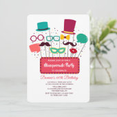 Invitation à la mascarade Party de Props photo (Debout devant)