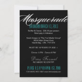 Invitation à la Masquerade Party (Dos)