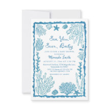 À la mer bientôt Shower pour bébé côtier