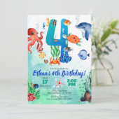 Invitation à la mer pour le 4e anniversaire (Debout devant)