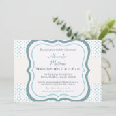 Invitation à la mode de baptême de dévouement de (Debout devant)