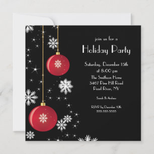 Invitation à la mode de fête de vacances