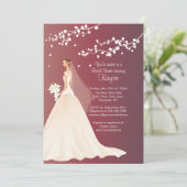 Invitation à la mode de la Fête de l'mariée Crimso (Debout devant)