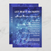 Invitation à la mode de partie de Bokeh (Devant / Derrière)