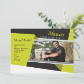 Invitation à la mode de photo d'image (Debout devant)