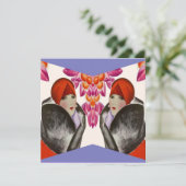 INVITATION ~ À LA MODE EZ D'INVITATION D'AMIS À CUSTOMISER ! (Debout devant)