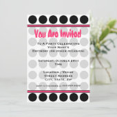 Invitation à la mode pois (Debout devant)