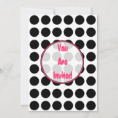Invitation à la mode pois (Dos)