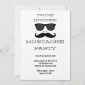 Invitation à la Mustache noire et à la fête des lu (Devant)